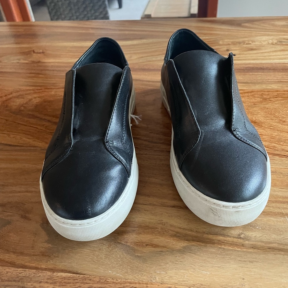 Jslides black slip on sneaker